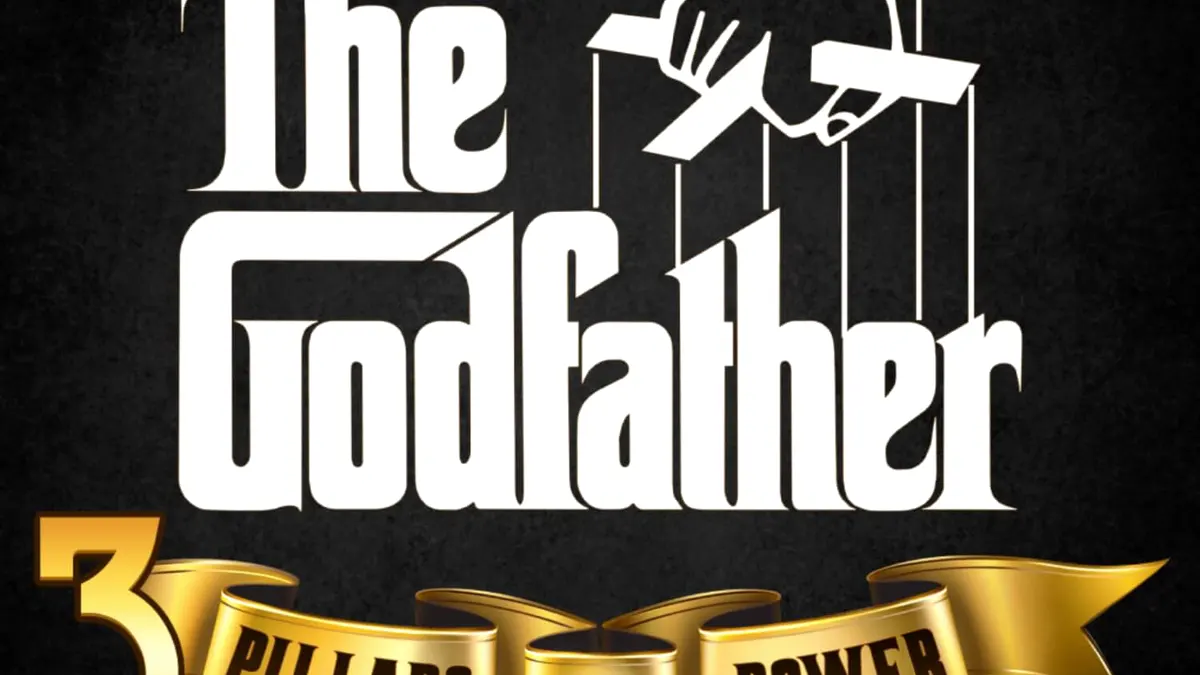 Interface do jogo The Godfather: 3 Pillars of Power com elementos temáticos da máfia
